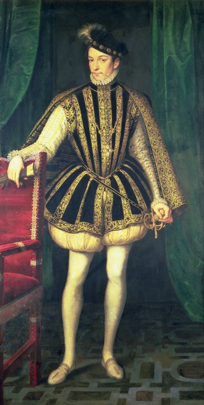 King Charles IX of France, c.1565 by François Clouet